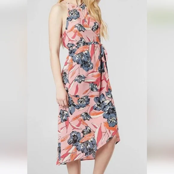 billabong little flirt midi dress Billabong Little Flirt - Red Print Dress - Button Down Midi Dress